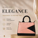 Blush Noir Luxe Handbag