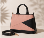 Blush Noir Luxe Handbag