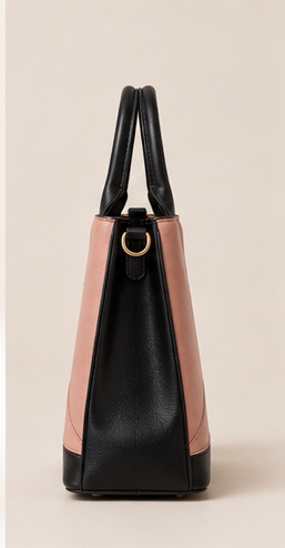 Blush Noir Luxe Handbag