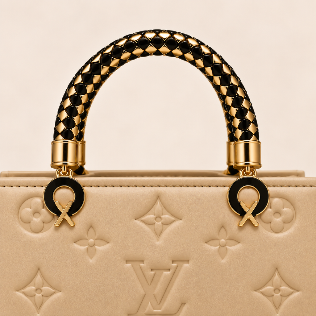 Aurelia Luxe Handbag – Champagne Beige