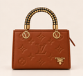 Aurelia Luxe Handbag – Cognac Brown