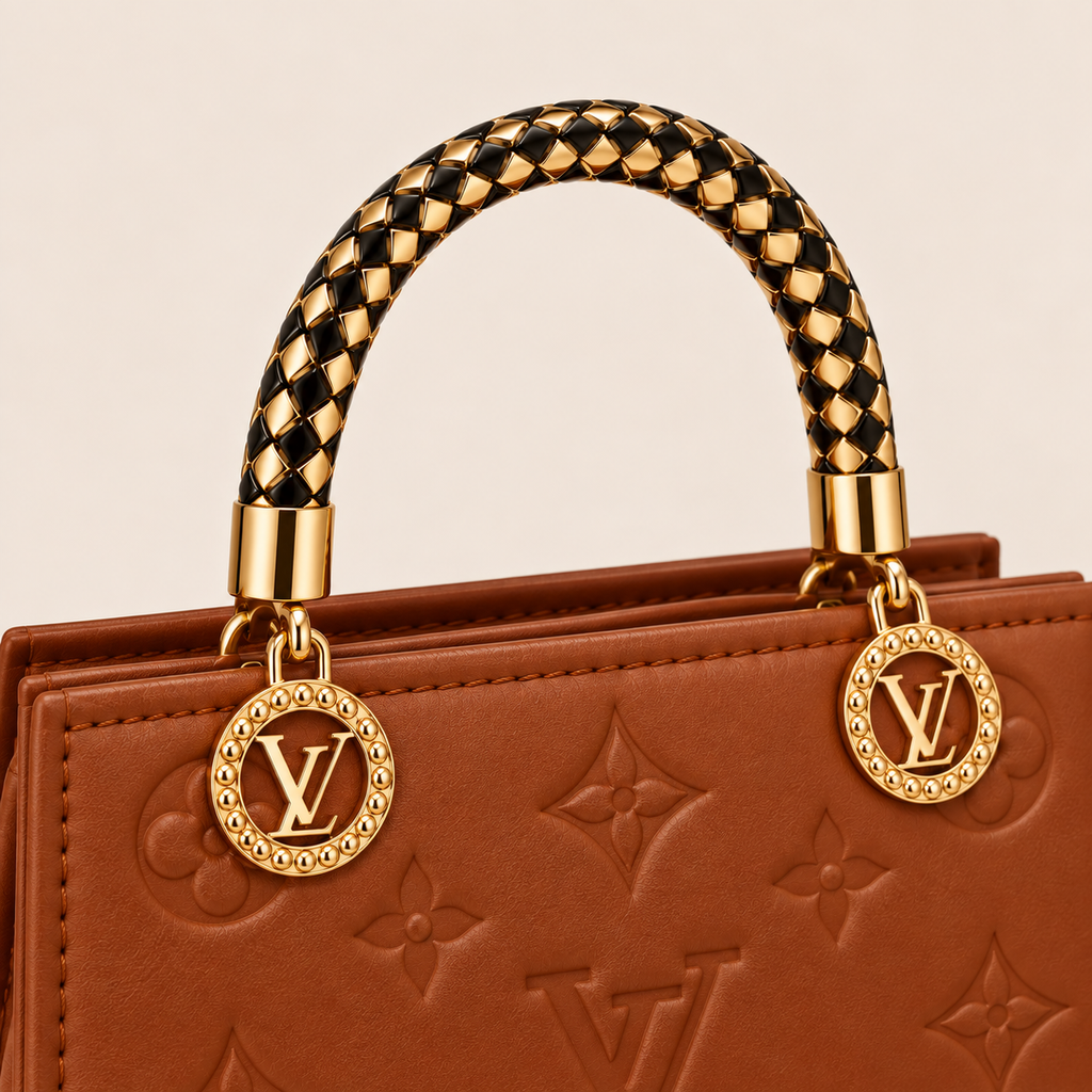 Aurelia Luxe Handbag – Cognac Brown