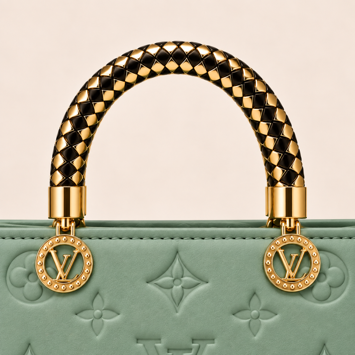 Aurelia Luxe Handbag – Sage Green