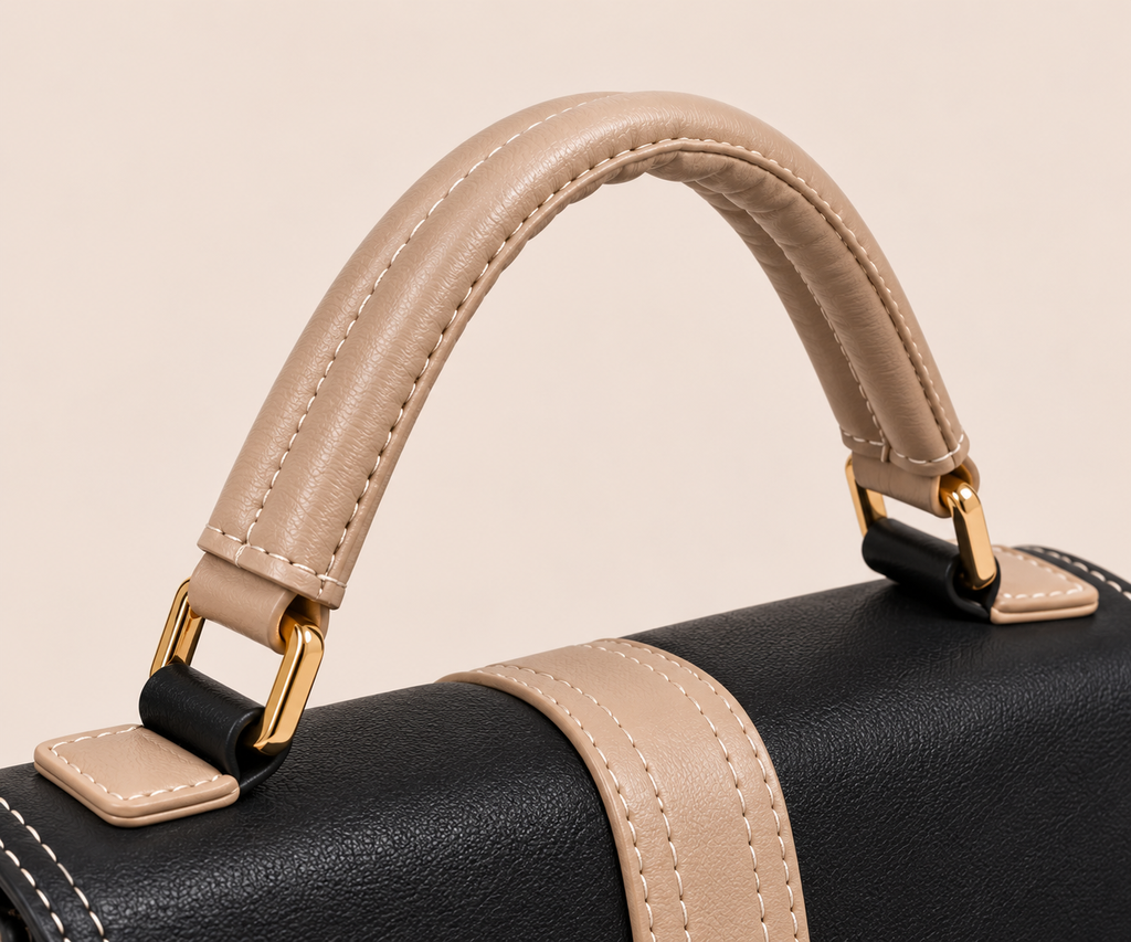 Avelora Black & Cream Handbag
