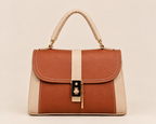 Avelora Brown & Cream Handbag