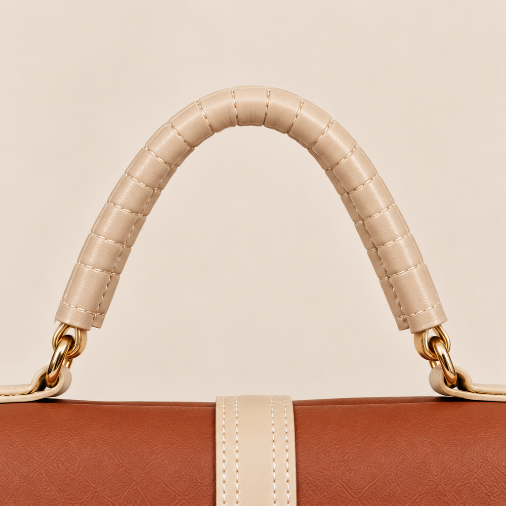 Avelora Brown & Cream Handbag