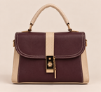 Avelora Chocolate & Cream Handbag