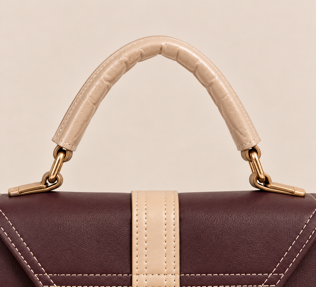 Avelora Chocolate & Cream Handbag