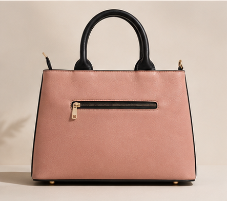 Blush Noir Luxe Handbag