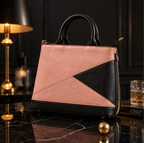 Blush Noir Luxe Handbag