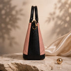 Blush Noir Luxe Handbag