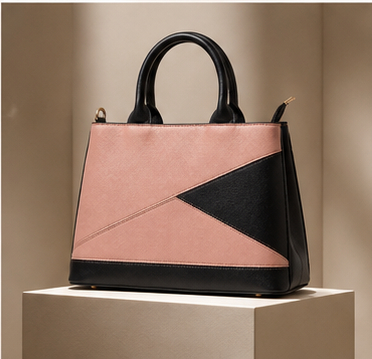 Blush Noir Luxe Handbag