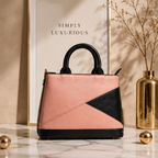 Blush Noir Luxe Handbag