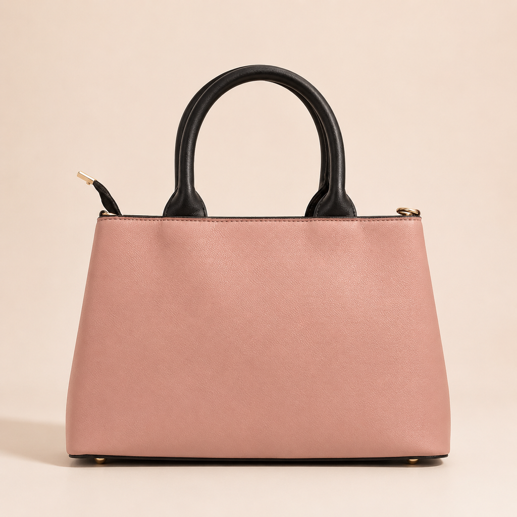 Blush Noir Luxe Handbag