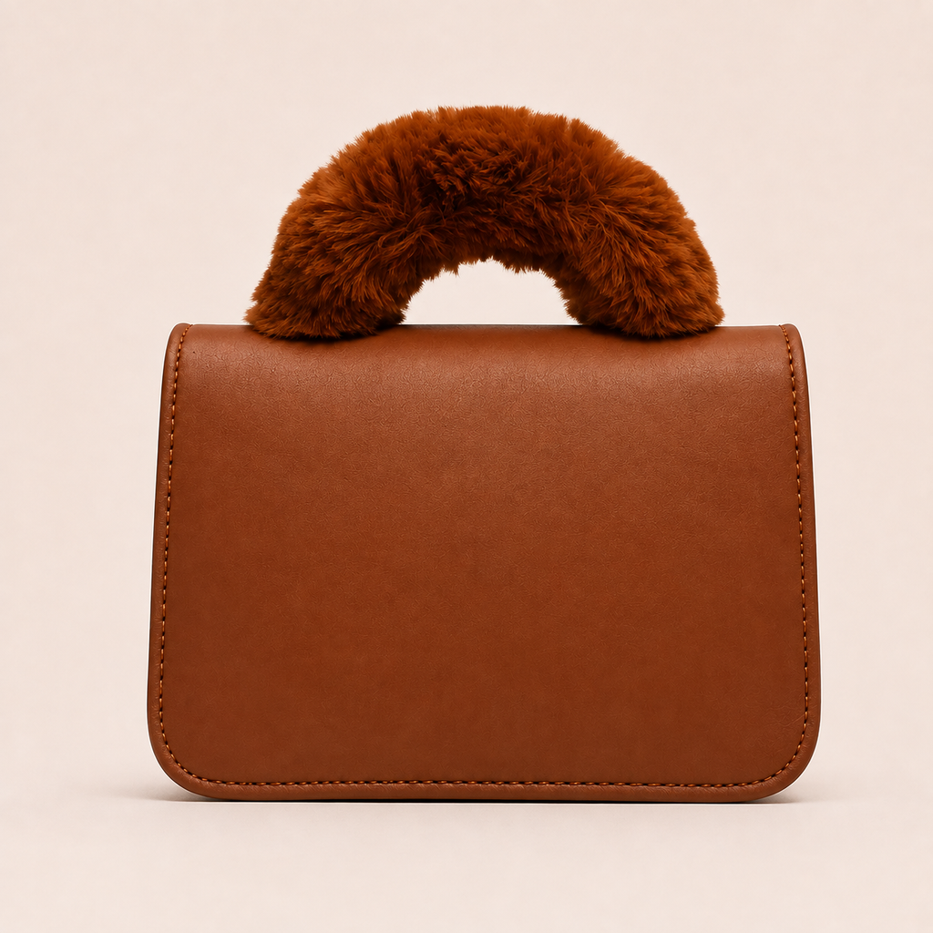 Caramel Bloom Handbag