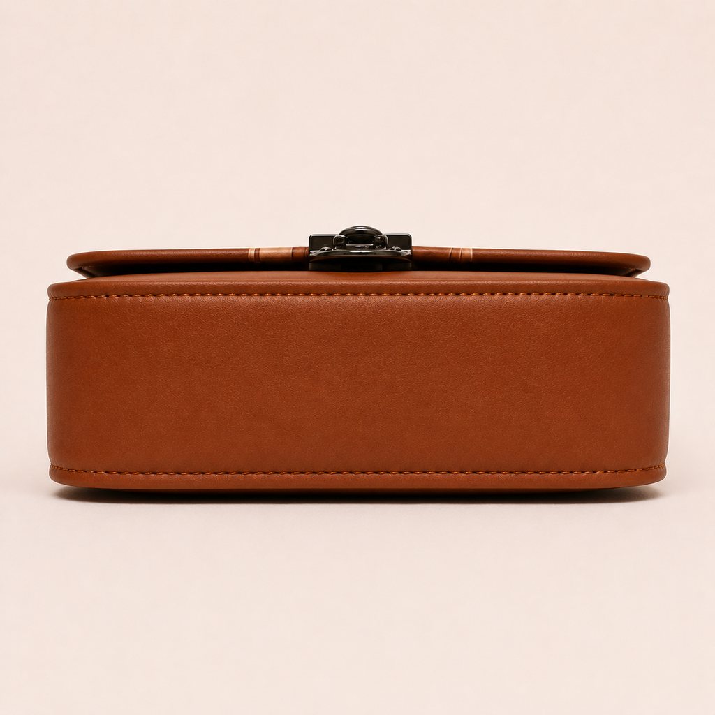 Caramel Bloom Handbag