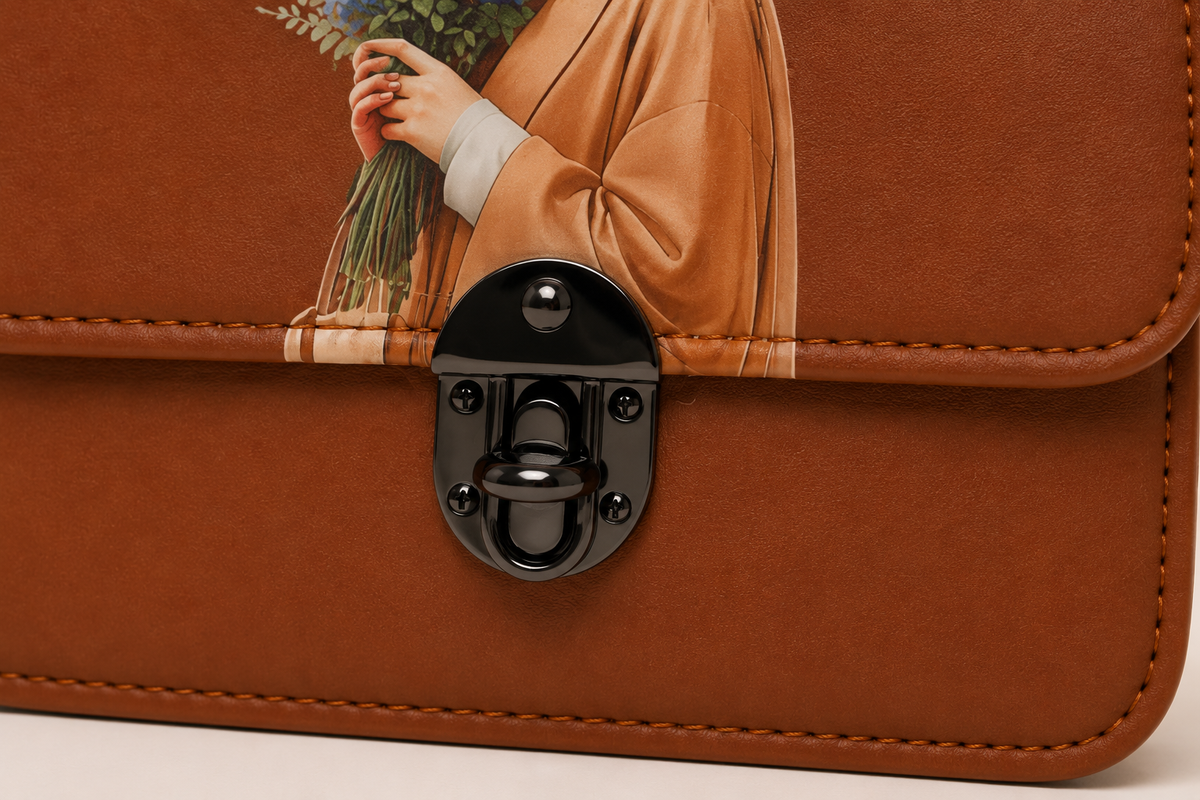 Caramel Bloom Handbag
