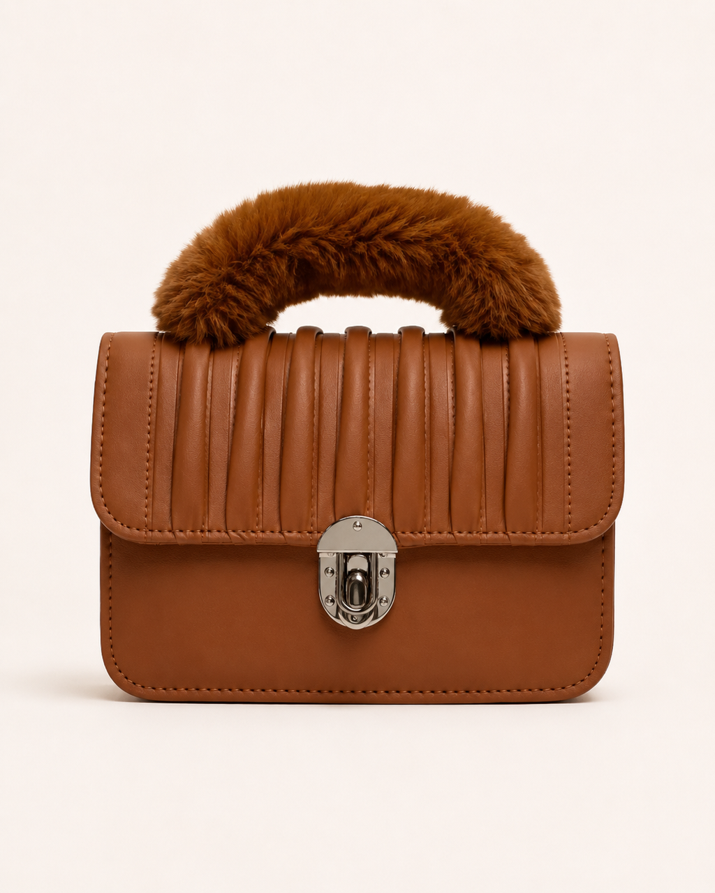 Elara Luxe Shoulder Bag – Brown