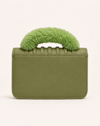 Elara Luxe Shoulder Bag – Olive Green