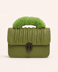 Elara Luxe Shoulder Bag – Olive Green
