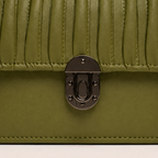 Elara Luxe Shoulder Bag – Olive Green