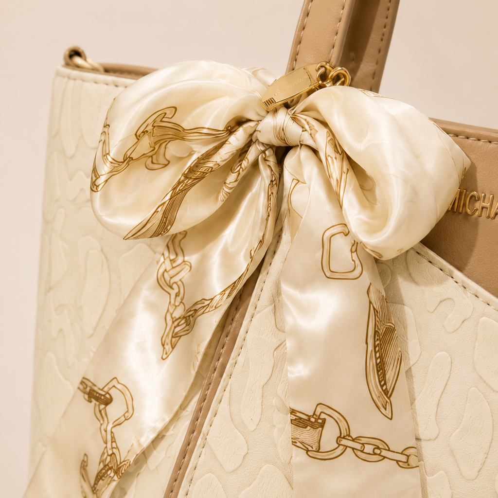 Ivory Charm 2-Piece Handbag Set
