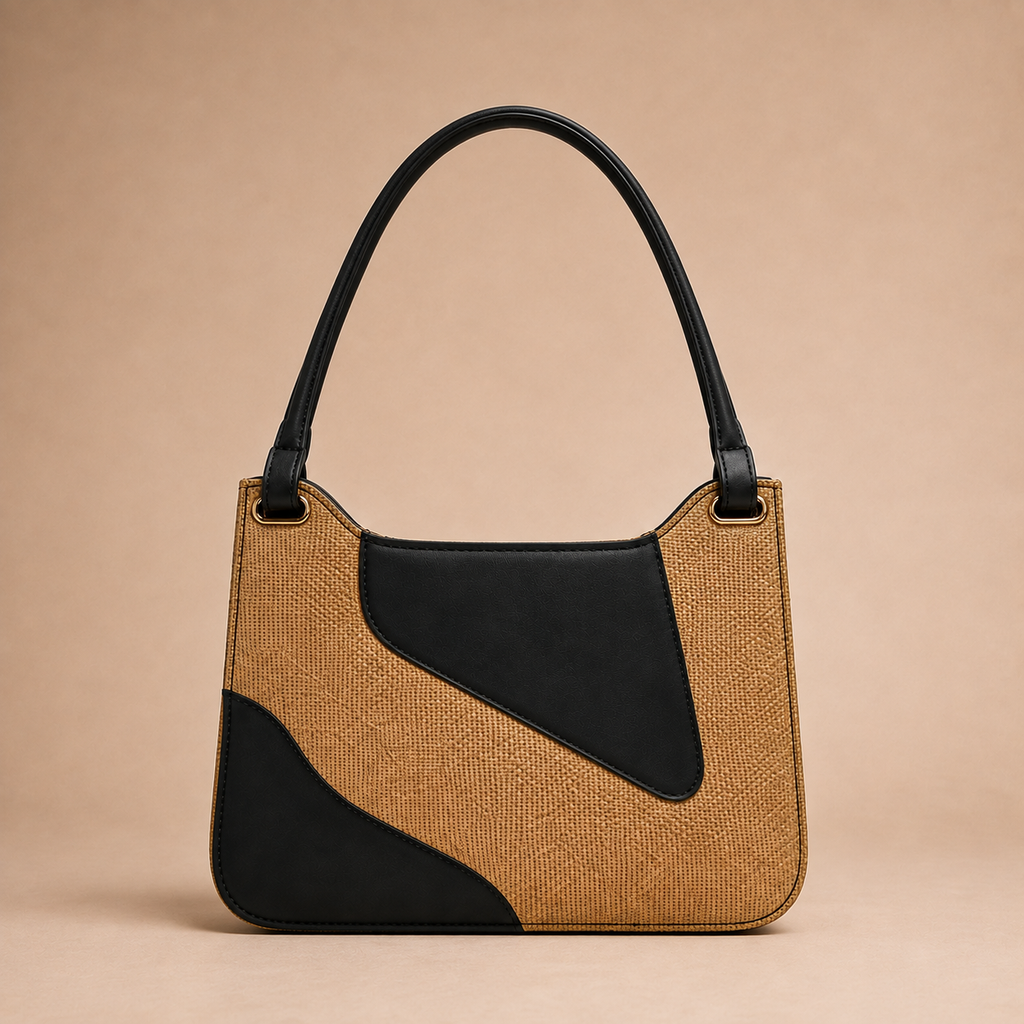 Luna Contrast Shoulder Bag