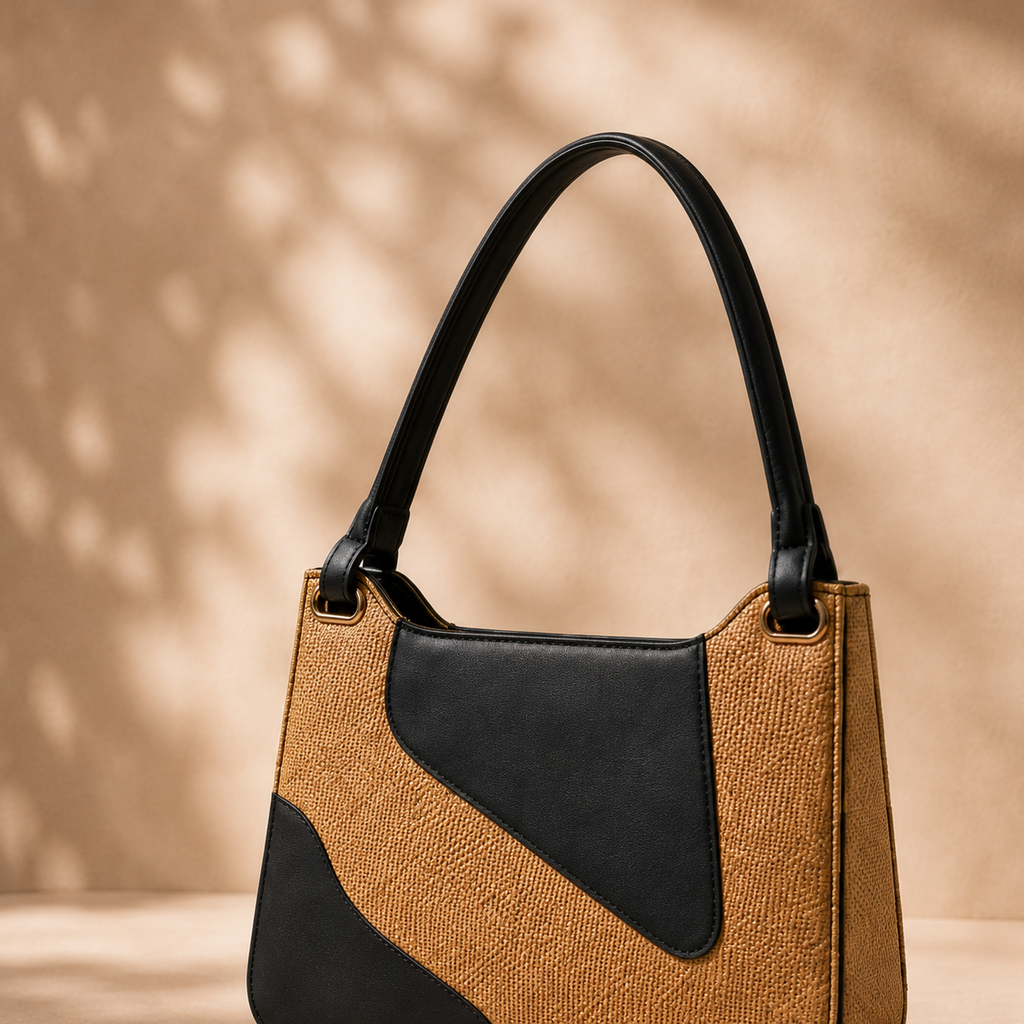 Luna Contrast Shoulder Bag
