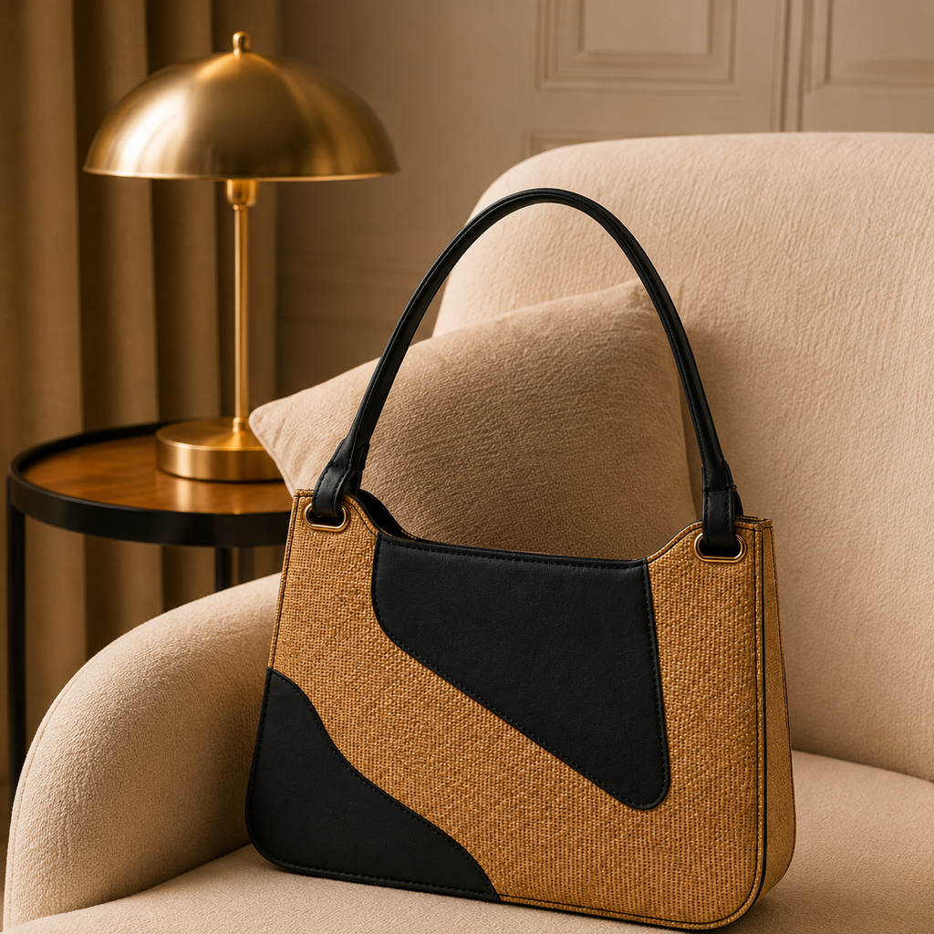 Luna Contrast Shoulder Bag