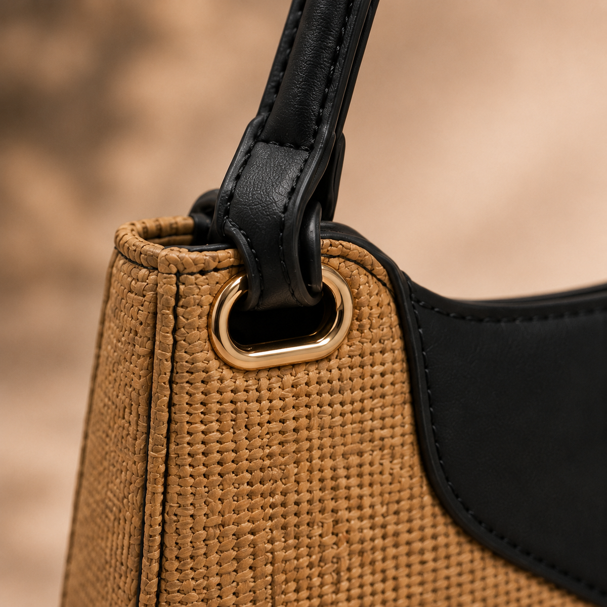 Luna Contrast Shoulder Bag