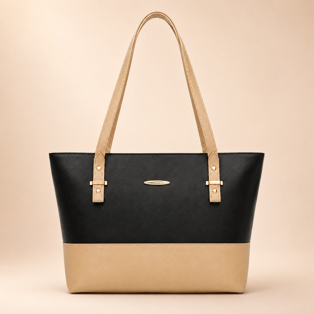 Noir Luxe 3-Piece Handbag Set
