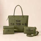 Olive Luxe 3-Piece Handbag Set