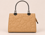 Roselle Bow Handbag – Nude