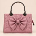 Roselle Bow Handbag – Pink