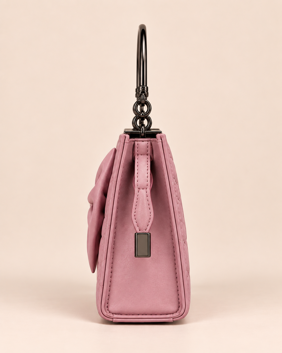 Roselle Bow Handbag – Pink