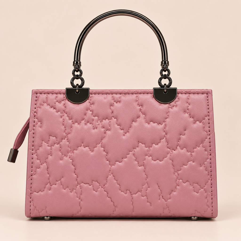 Roselle Bow Handbag – Pink