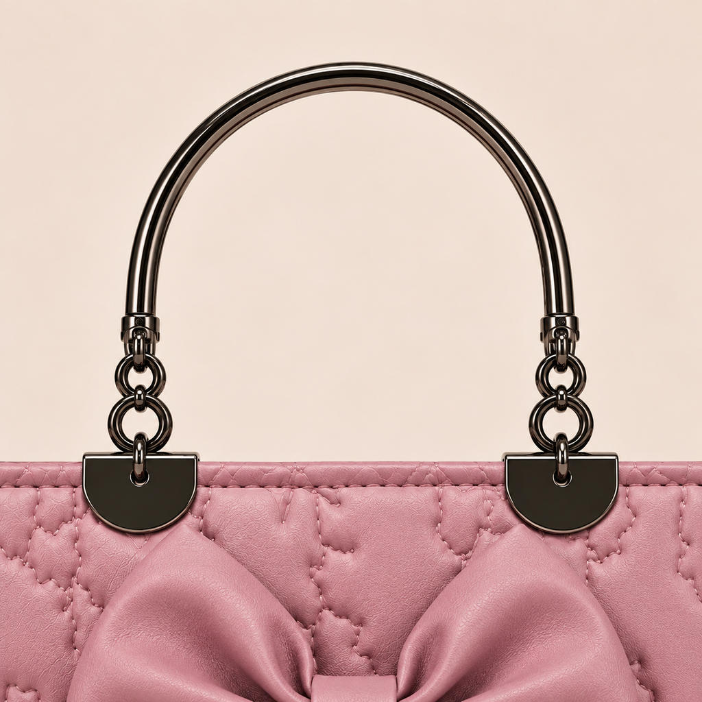 Roselle Bow Handbag – Pink