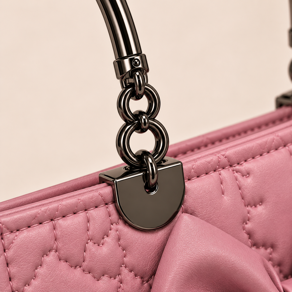 Roselle Bow Handbag – Pink