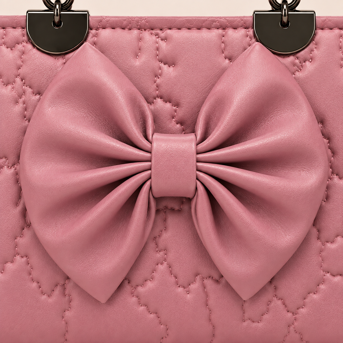 Roselle Bow Handbag – Pink