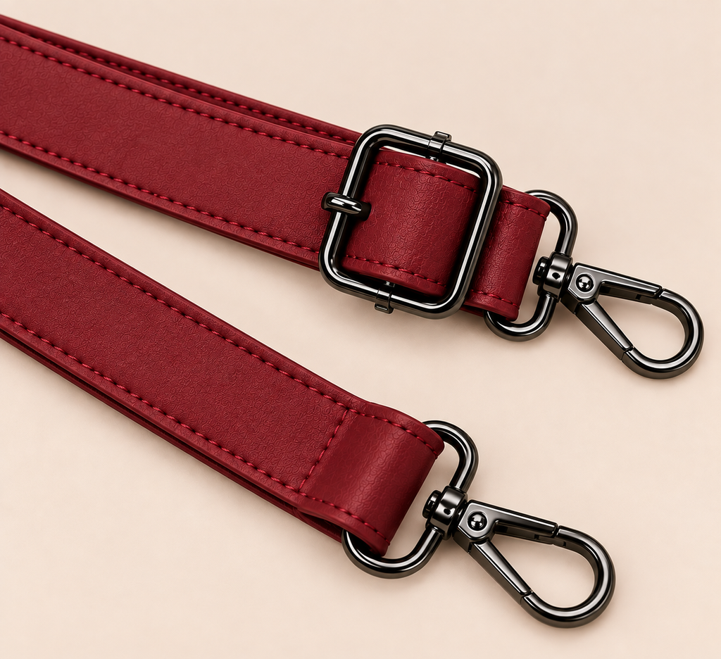 Roselle Bow Handbag – Ruby Red
