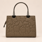 Roselle Bow Handbag – Taupe
