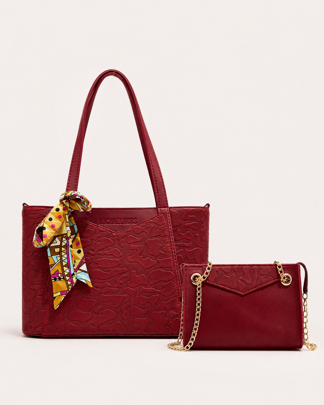Ruby Royale 2-piece Tote Bag Set